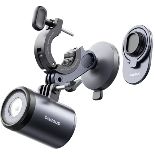 Держатель Baseus Bike Mount Holder PrimeTrip Series Dual-Color Bike Light 2in1 Set Black (C12569000121-00): Тип велосипедный