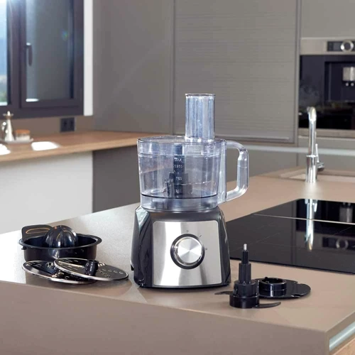 Кухонный комбайн Black+Decker BXFPA1200E: Материал насадок металл