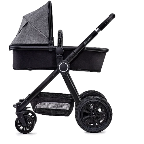 Универсальная коляска 3 в 1 Kinderkraft Veo Black/Gray (KKWVEOBLGR3000): Количество блоков 1