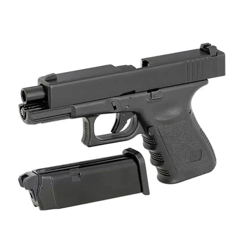 Игрушечный пистолет на пульках Galaxy Glock 17 металл черный (G15)