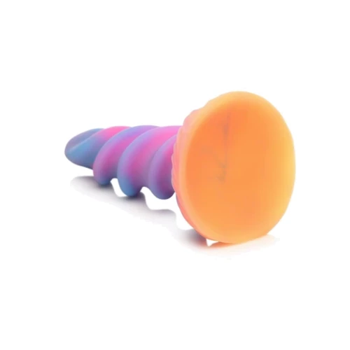 Фэнтезийный фаллоимитатор Creature Cocks Glow-in-the-Dark Unicorn Dildo