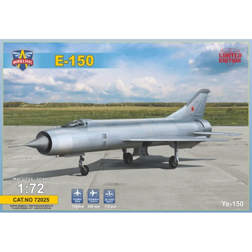 Модель ModelSvit Радянський експериментальний винищувач Е-150 (MSVIT72025)
