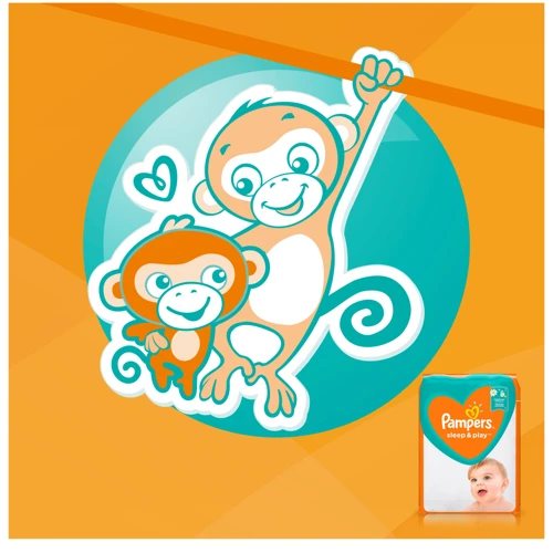 Підгузки Pampers Sleep & Play Maxi Розмір 4 (9-14 кг), 50 шт (8001090669056): Розмір підгузника 4 (L)