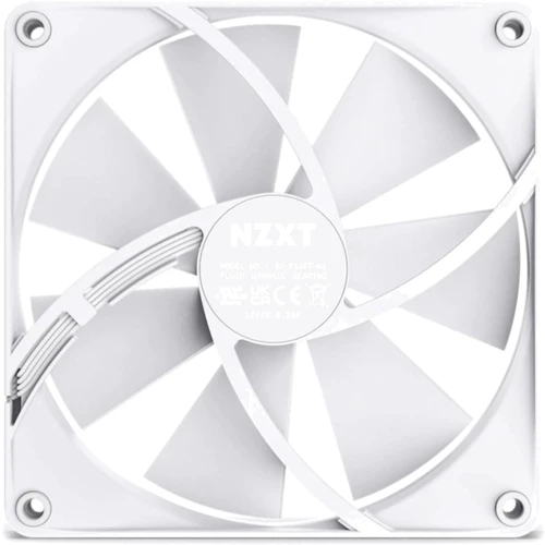 Кулер NZXT F140P White (RF-P14SF-W1): Уровень шума, dB 32.1