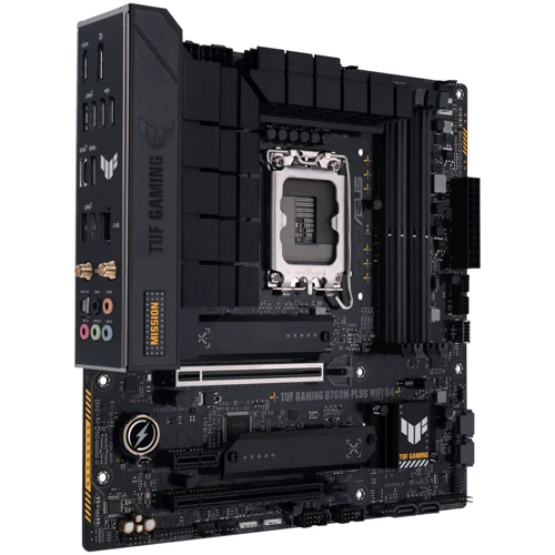 ASUS TUF GAMING B760M-PLUS WIFI D4: Оперативная память 4xDDR4 5333 МГц, до 128 ГБ