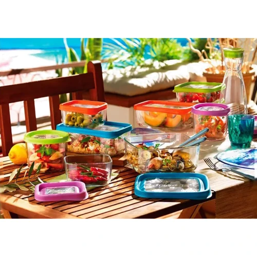 Емкость для хранения Bormioli Rocco Quadra 10х10 см 0.24 л (335190MA2321990)