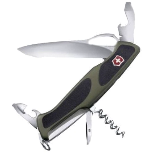 Мультитул Victorinox RangerGrip 61 130мм/11предметов/зеленый-черный (0.9553.MC4)