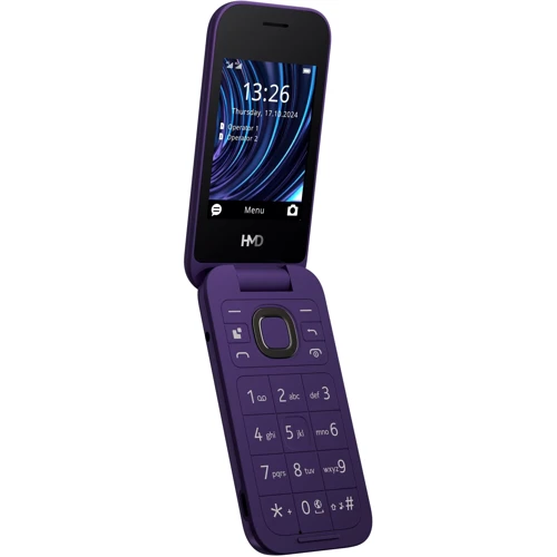 Мобильный телефон HMD 2660 4G FLIP Dual Sim Violet (UA UCRF): Оперативная память 64 МБ