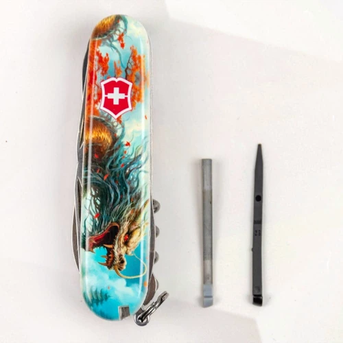 Мультитул Victorinox HUNTSMAN ZODIAC Боевой дракон 1.3713.7.Z3230p (Vx13713.7_Z3230p) фото 6