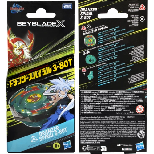 Іграшка-дзиґа HASBRO BEYBLADE БейБлейд Х Дранзер з делюкс пусковим пристроєм (F9585) фото 3