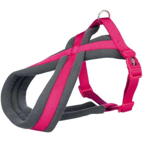 Шлея туристична Trixie Premium для собак L-XL 70-100 см 25 мм, нейлон рожева (4053032022300)