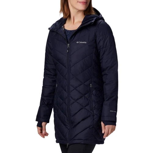 Куртка Columbia Heavenly Long Hdd Jacket 1738161-472 42 синя зимова з капюшоном