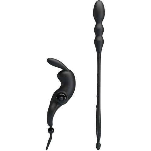 Эрекционное виброкольцо с анальным стимулятором LYBAILE Pretty Love - VIBRATION PENIS SLEEVE V (BI-210213)