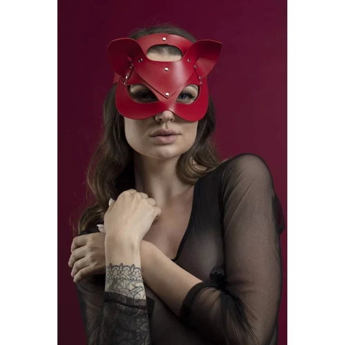 Маска кошки Feral Feelings - Catwoman Mask, красная: Производитель Feral Feelings