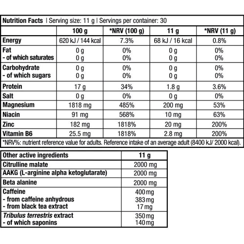 BioTechUSA Black Blood 330 g /30 servings/ Blue grape: Форма выпуска Порошок