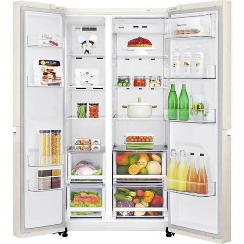 Холодильник Side-by-Side LG GC-B247SEDC: Количество дверей 2