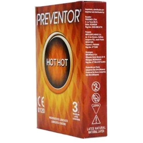 Презервативы Preventor Hot Hot, 3 шт.