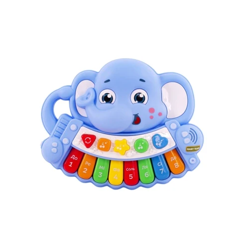Игрушка музыкальная Baby Team Пианино Слоник, (8630): Возраст Менее 1 года