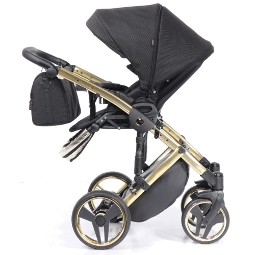 Универсальная коляска 2 в 1 Junama Diamond Onyx 03 (J-O-03): Ширина шасси 65 см