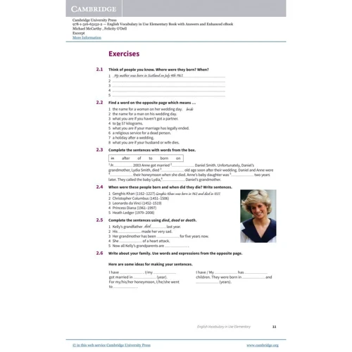 English Vocabulary in Use 3rd Edition Elementary with Answers with eBook: Количество страниц 176