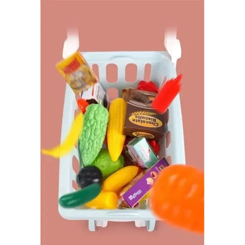 Детская тележка Beiens для покупок в супермаркете (В8103-05blue)