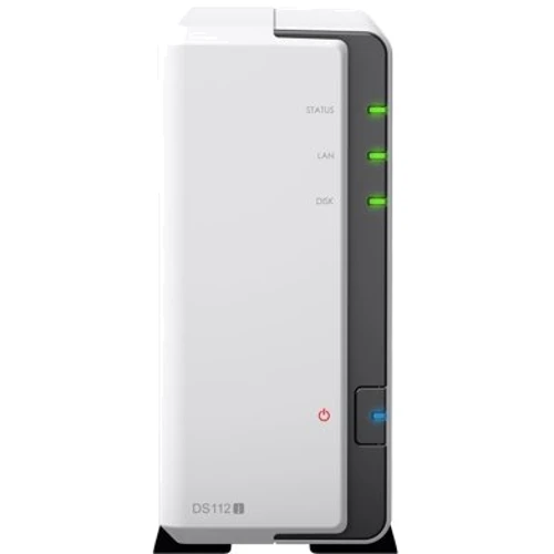 Сетевой накопитель (NAS) Synology DS112j: Слоты для дисков 1 x 3,5" SATA I/II (max 2 TB)