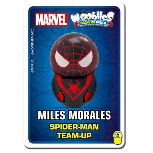 Игровой набор Marvel Wooblies Магнитные фигурки с пусковым устройством 3 шт