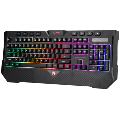 Клавиатура Marvo K656 3 colors-LED USB: Подключение проводное