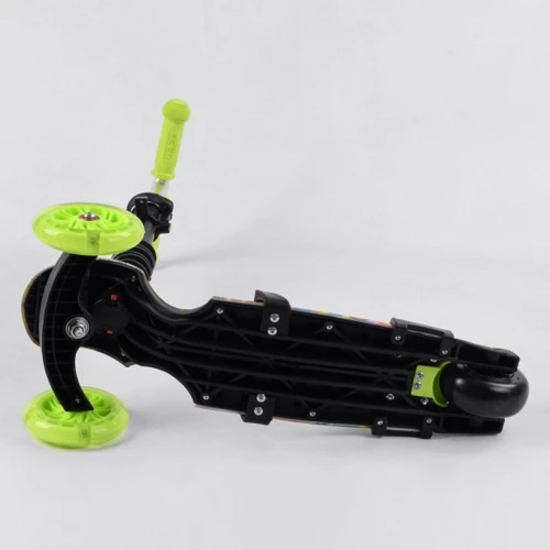 Самокат Best Scooter с защитным бампером салатовый (S 6732): Тип тормоза ножной