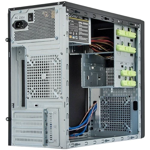 Корпус Chieftec Libra XT-01B-OP: Матеріал передній панелі пластик