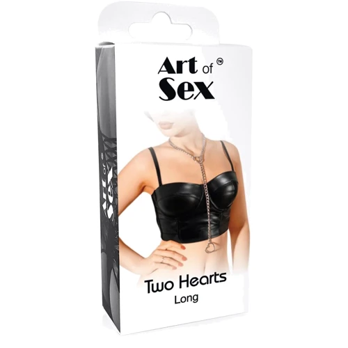 Украшение на шею Art of Sex Two Hearts Long