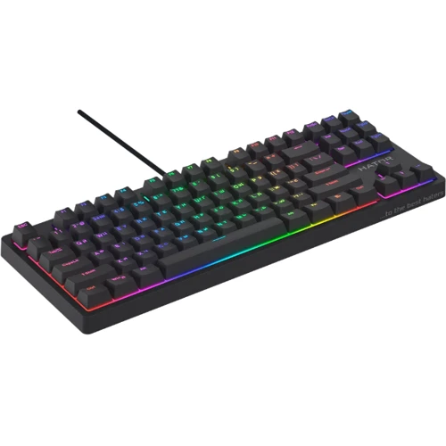 Клавіатура HATOR Rockfall 2 Mecha TKL Orange Black (HTK-520): інтерфейс підключення USB