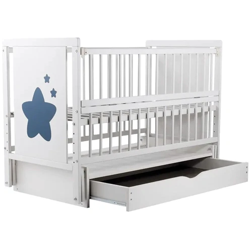 Дитяче ліжечко Babyroom Зірочка Z-03 білий (624470)