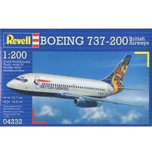 Revell (1:200) Самолет (1967г.,США) Boeing 737-200 "British Airways" (04232): Производитель Revell
