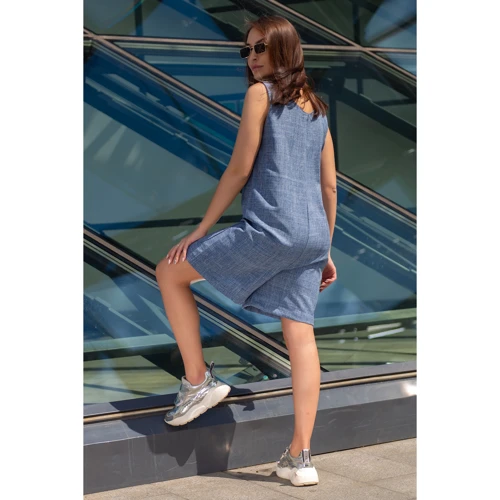 Комбинезон FLFashion Гавана ФКГ 3052 XXL-3XL синий: Страна производитель Украина
