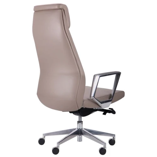 Кресло AMF Larry HB Light Grey (544565): Материал обивки Искусственная кожа