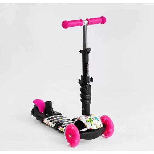 Детский самокат 5 в 1 Best Scooter LS-50488 Розовый: Максимальная допустимая нагрузка, кг 20