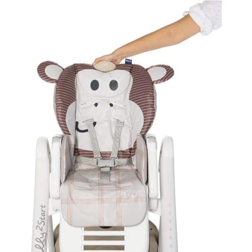 Стульчик для кормления Chicco Polly 2Start Monkey фото 2