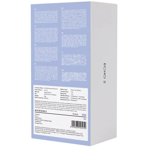 Клиторальный вибратор Svakom Echo 2 Sky Blue