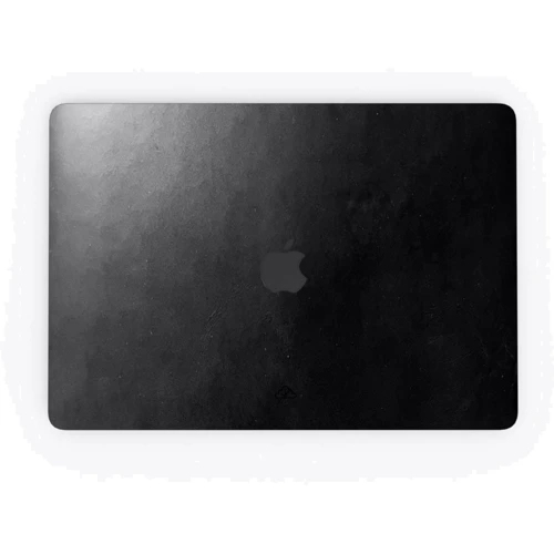 Chohol Skin Leatner Matte Black (front&back) for MacBook Air 13.6" M2 (2022): Цвет черный (Black)
