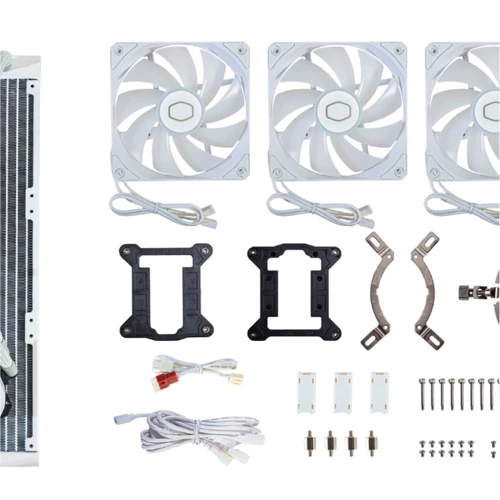 Кулер Cooler Master MASTERLIQUID 360L CORE ARGB WHITE (MLW-D36M-A18PZ-RW): Тип підшипника гидродинамический