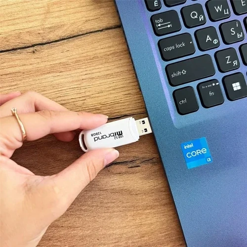 USB-флешка Mibrand 128GB Marten USB 3.2 White (MI3.2/MA128P10W): Объем памяти 128 GB