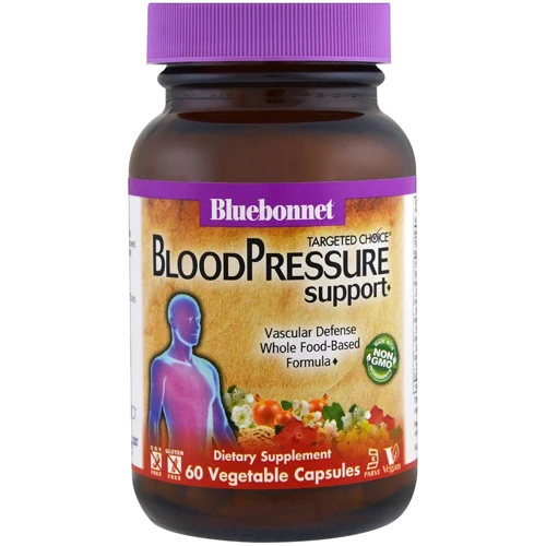 

Bluebonnet Nutrition Blood Pressure Support, 60 Vegetable Capsules (BLB2008)