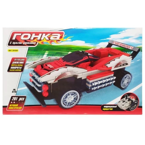Конструктор на радиоуправлении Keedo Гоночный автомобиль, 201 деталь (20106)