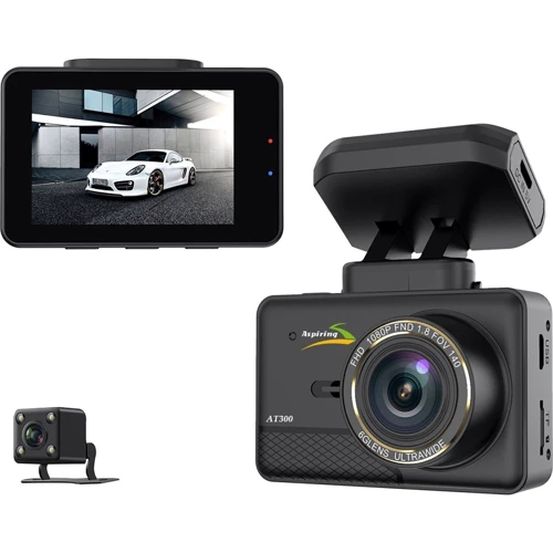 Aspiring AT300 Speedcam, GPS, MAGNET: Угол обзора, градусов 170