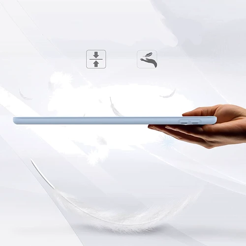 Аксессуар для iPad BeCover Tri Fold Soft TPU with Pencil mount Light Blue for iPad mini 5 (708451): Особенности Приятен на ощупь, Надежная защита от царапин и загрязнений, Стильный внешний вид, Стильный дизайн, У