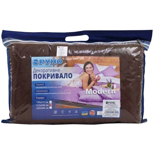 Покривало Руно Барселона коричневе 150х212 (360.52У_Барселона)