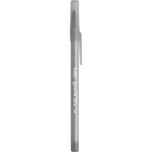 Набор шариковых ручек BIC Round Stic M 4 шт Черная 0.4 мм (3086123466135): Цвет чернила Черный