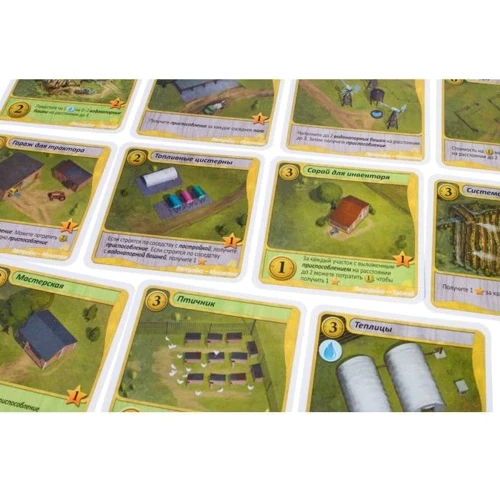 Настольная игра GaGa Games Зеленые Просторы (Fields of Green) (GG102): Вид экономические