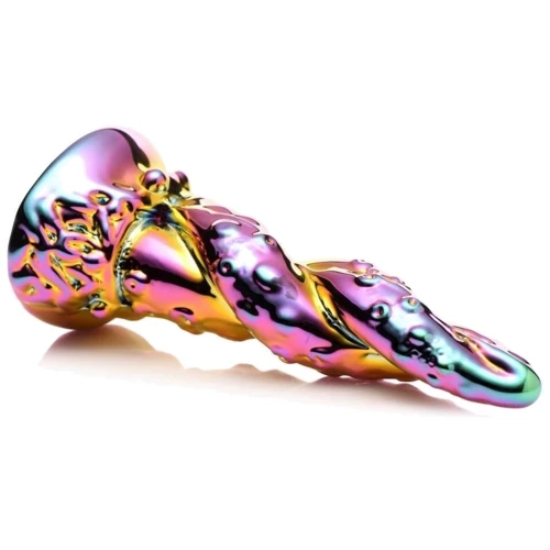 Фэнтезийный фаллоимитатор Creature Cocks Enchanting Rainbow Glass Dildo